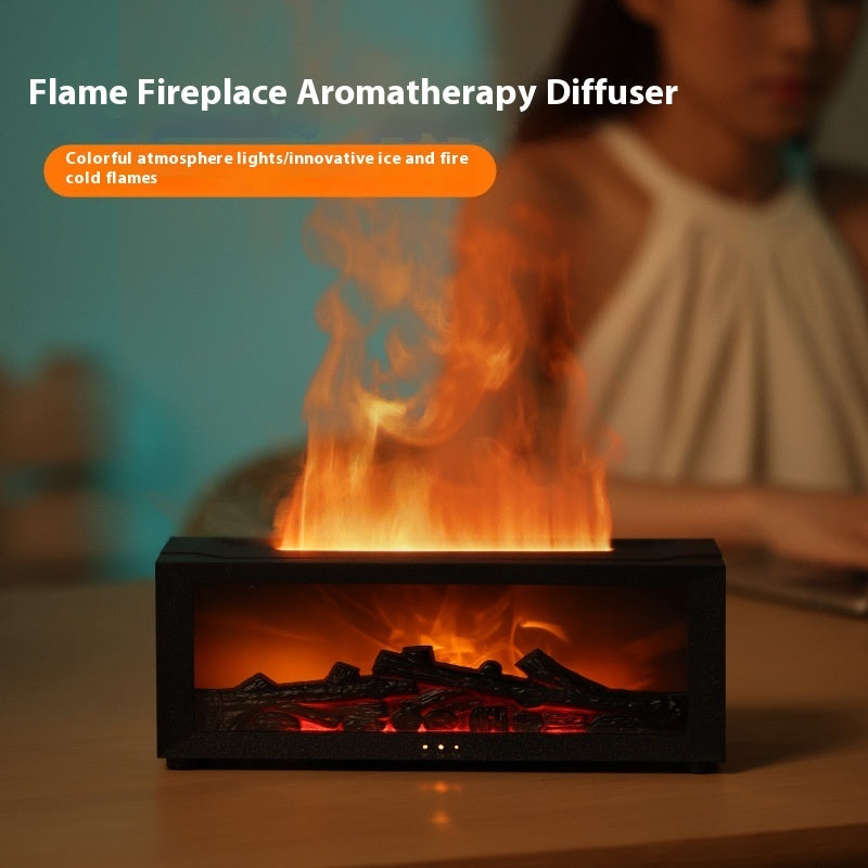 New Flame Aromatherapy Machine Colorful Essential Oil Diffuser