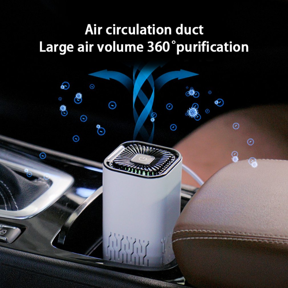 Car Air Purifier Portable Negative Ion Generator Remove Formaldehyde