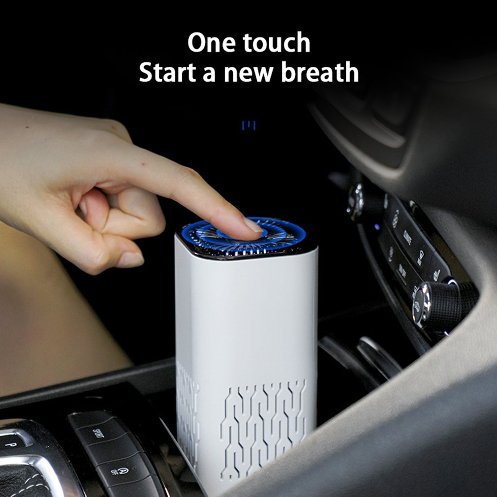 Car Air Purifier Portable Negative Ion Generator Remove Formaldehyde